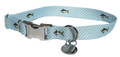 Southern Dawg Blue Stripes with Tuna  Dog Collar