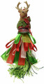 Reindeer Tassel Christmas Ornament by Demdaco