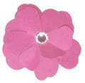 Pink Sapphire Tinkies Garden Flower Dog Hair Clip, Swarovski Crystals by Susan Lanci