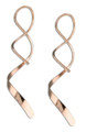  Rose Gold Filled Bold Spiral Earrings by Mark Steel
