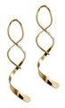 Handmade Gold Filled Bold Spiral Earrings by Mark Steel
