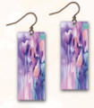 Hypo-allergenic Antiqued Copper 6NCE  Abstract Earrings by Illustrated Light / DC Designs