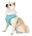 Adjustable Ida Harness A in Mint Green w White Polka Dots by Pinkaholic® New York Puppia