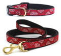 Up Country Premium Red Bandana Dog Collar and / or Leash by Up Country