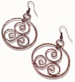 Anju Banjara Collection Bronze Artisan Swirl Earrings