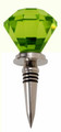 Green Diamond Knob Wine Bottle Stopper
