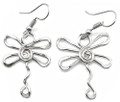 Anju Banjara Collection Silver Plated Dragonfly Earrings