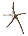 Large Silver Starfish Lapel Pin Brooch   - Bulk Discounts