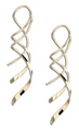 Double Strand Spiral Gold Filled Earrings by Mark Steel