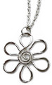Anju  Silver Plated Daisy Necklace