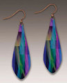 Hypo-allergenic Multicolored Tear Drop Earrings by Illustrated Light HDLE