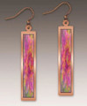 Hypo-allergenic Pink Multicolored Earrings by Illustrated Light ME31SE