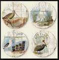 Set of 4 Assorted Seascape Images Tumbled Stone Coasters