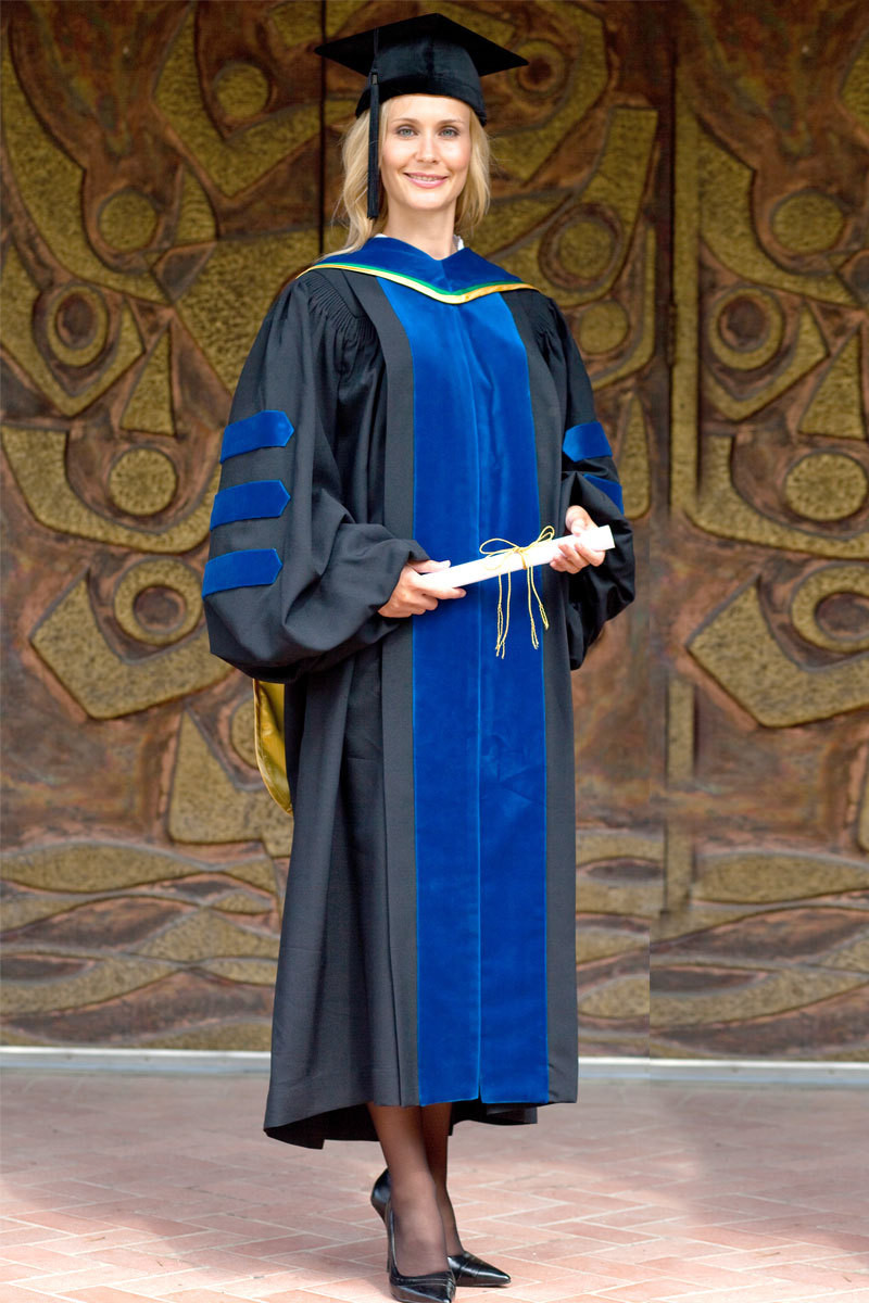 Deluxe Masters Graduation Cap, Gown, Tassel & Hood Package – Graduation  Attire