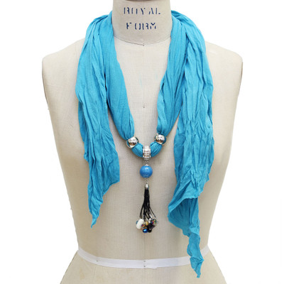 Random Beads Jewelry Scarf - Scarf&