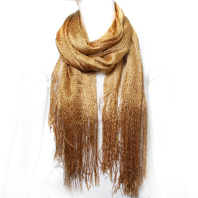 gold scarf