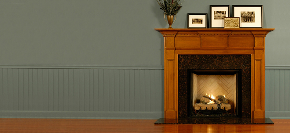 Custom Wood Fireplace Mantels