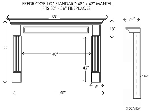 48X42fredricksburg 