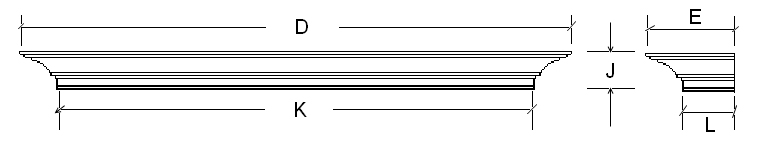 Stratford Mantel Shelf Dimensions