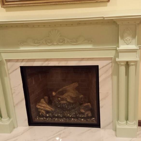 Newly Installed Victoria Fireplace Mantel Pic 2