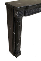 The Versailles shown in Regal Black with white veining.