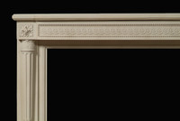 The Versailles marble mantel.