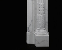Detail image of right leg base.
