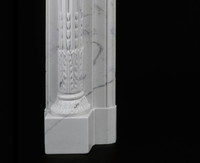 Detail image of left leg base.