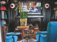 Installed Louis XIV marble mantel for Design Inspiration.