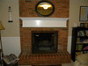 Another custom option is the Monticello Header Only.  Painted white.  Call for a quote