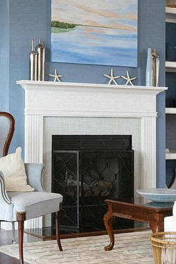 The Monticello Fireplace mantel.  A designer look for a value price!