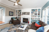 Fireplace area with Classic Traditional Raised panels 