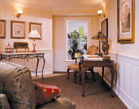 Raised panels add elegant look to rooms.