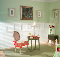 Classic Cottage painted white.