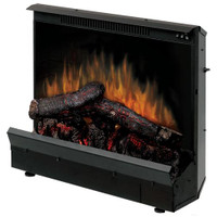 The actual insert 'slides' into an existing wood or gas burning fireplace, plugs into a regular 120V outlet with its three-prong electric appliance cord (supplied) and you're ready to go!