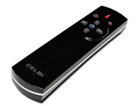 The Celsi Electric Fireplace remote control is fully functional, allowing you to control the On/Off operation, Flame Picture, Flame Speed, Crackling Sound Volume, Mood Lighting, Picture Brightness, Sleep Timer, and the independent heat manual or thermostat control.