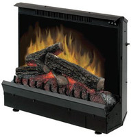 The actual insert 'slides' into an existing wood or gas burning fireplace, plugs into a regular 120V outlet with its three-prong electric appliance cord (supplied) and you're ready to go!