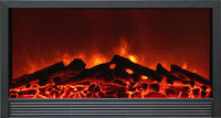 The S14 58" electric fireplace is shipped with our 88" marble mantel system.