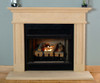 The Villanova is shown with optional hearth.  Fits most 36" fireplaces