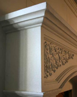 Detail image of the Palladio mantel.