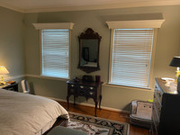 Ashton cornices painted white
