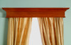 The Plymouth window cornice shown in cherry.