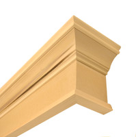 paint grade cornice with 4 1/2" return