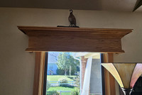 Plymouth cornice in oak with Golden Honey stain