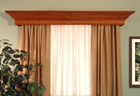 The Fairhope wood cornice.