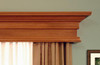 Detail image of the trend wood cornice.