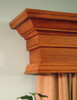 Detail image of the Trend wood cornice.