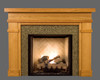 The Bridgewater Mantel has Craftsman or Mission styling for a true Arts and Crafts designed fireplace.