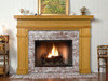 Arts and Crafts, Craftsman, Mission are styles associated with our Bridgewater Fireplace Mantel