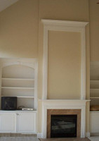 The Highlander mantel with overmantel.